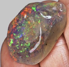 Natural Rough Welo Opal Gemstone Raw Ethiopia Africa Specimen Nugget Polished picture