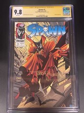 Graded Spawn #3 (1992) CGC 9.8 Signature Series Signed by Todd McFarlane picture