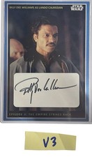 Star Wars ESB Empire Strikes Back Lando Signed 5x7 Plaque Cut - V3 picture