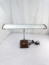 Vtg Desk Lamp Mid Century Modern Ajustable Goose Neck Fluorescent Japan FrShp picture