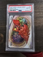 2025 Topps Disney Chrome Sebastian #59 Mini Diamonds PSA 10 picture