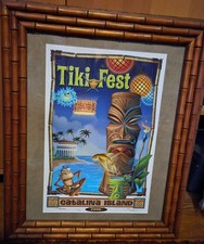 Tiki Fest Catalina Island 2006 Framed Print 16/50 Signed by Doug Horne picture