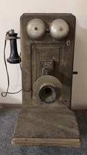 Antique Western Electric Wall Telephone – Early 1900s – Original Bells picture