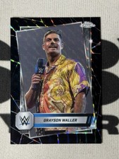 Topps 2025 Chrome WWE SmackDown Grayson Waller Base Set Trading Card /2 #13 picture