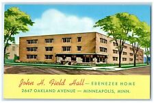 c1950's John H. Field Hall Building Over View Minneapolis Minnesota MN Postcard picture