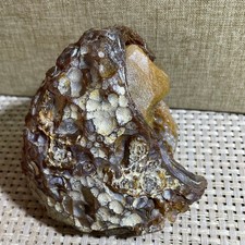 Bonsai Suiseki- Gobi Agate Eyes Stone-Rare Stunning Viewing 420g g709 picture