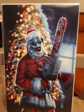 SILENT NIGHT VIOLENT TERRIFIER CHRISTMAS HORROR BOOK BY JONATHAN URIBE 37/120 picture