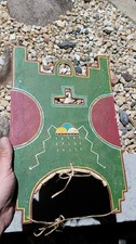 Rare Hopi Pueblo Polychrome Wooden Headdress Native American Painted Tableta picture