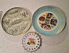 3 MCM Plates: Oklahoma Sooner, California San Juan, California Movieland picture