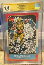 X-Men Legends #1 Shattered Mosaic Variant CGC 9.8 Signed NBA Dominique Wilkins picture