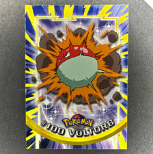 Topps Pokémon TV Animation Edition #100 Voltorb Card 2000 Blue Logo picture