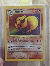 1999 Pokemon Flareon 19/64 Jungle Rare Holo WOTC Vintage picture