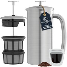 ESPRO Pro P7 Brushed Stainless Steel 304 French Press Coffee Maker for Dad, P... picture