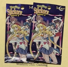 Sailor Moon 2 x Series 2 Trading Stickers Pack NEW Sticker Packs picture