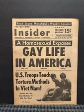 1964 The National Insider Newspaper, Gay Life in America, Yul Brynner (VRN10L) picture
