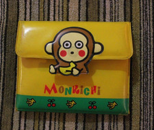 Monkichi Wallet Banana Cherry Fruit Design Vintage Sanrio Hello Kitty 1997 picture