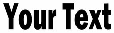 YOUR TEXT Vinyl Decal Sticker Car Window Bumper CUSTOM Personalized Lettering picture