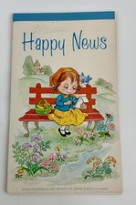 Vtg Retro Kitsch Stationery Notepad CM Paula 70s 1975 Big Eyes Paula Cute style picture