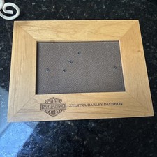 Vtg Harley Davidson Zylstra Picture Frame 9” X 7” picture