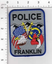 FRANKLIN NORTH CAROLINA ^^ UPDATED COLLECTIBLE POLICE EMBROIDERED PATCH picture