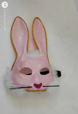 Halloween Bunny Rabbit Pink Mask Hiqh Quality New picture