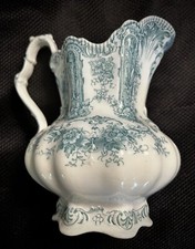 Antique Wood & Son - DUCHESS  Pitcher / Ewer 6 3/4” Royal Semi-Porcelain England picture