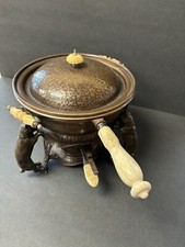 Jos Heinrich’s Arts & Crafts Hand Hammered Copper Chafing Dish picture
