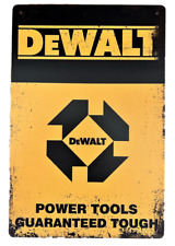 DeWalt Power Tools Tin Sign (Ford Chevy Craftsman Matco Makita Toyota) 9304 picture
