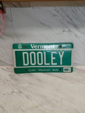 Vermont License Plate VT Vanity 2003 Dooley picture