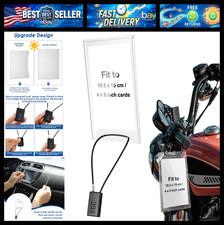 2 Pcs Locking Handicap Placard Holder 5 x 7 Inches Disabled Parking Permit Holde picture
