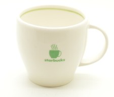 Starbucks 2003 Barista Abbey Green Mug Logo Coffee Mug Cup 12 oz picture