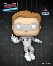 Funko Pop DC White Lantern NYCC CON STICKER 2026 Exclusive LE 1000 in hand picture