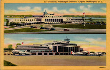 Terminal Washington National Airport Washington D.C. Vintage Postcard picture