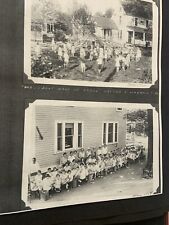 Large Antique 1920s-1946 WW2 Scrapbook Europe US Photos School, Family (details) picture