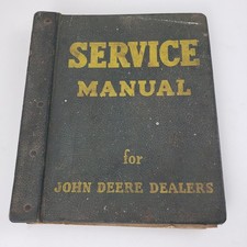 Vintage John Deere Dealer Service Manual Binder Forage Blower Powr-Trol 520-820 picture