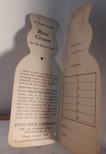 vintage small booklet-Otto Milk Co Pittsburgh, Pa cream top picture