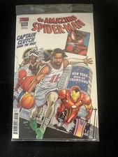 Amazing Spider-Man #1001 NYCC 2026 Jalen Brunson NY Knicks Exclusive Variant picture