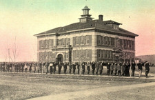 c1910 BILLINGS MONTANA McKINLEY SCHOOL STUDENTS EARLY UNPOSTED POSTCARD P555 picture