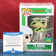 Chevy Chase Caddyshack Signed Funko 720 Ty Webb 7BAP LE 60 Beckett COA Protector picture