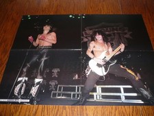 L.A. LA Guns poster concert shot Tracii Guns Phil Lewis picture photo clippings picture