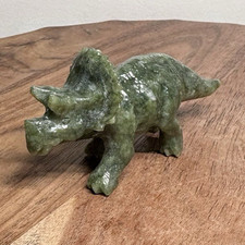 Serpentine Carved Triceratops picture