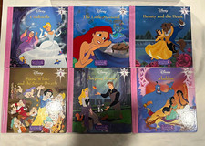 Disney Storybook Library Book Set Aladdin Sleeping Beauty Snow White Beauty picture