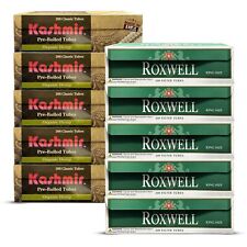Roxwell Menthol Tubes & Organic Cigarette Tubes Combo Pack King Size 2000 Ct picture