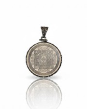 925 Sterling Silver Arbain-i Idrisiyye Wisdom Talisman Pendant Amulet Necklace picture