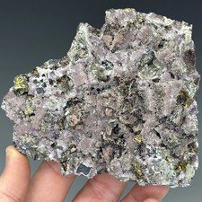 Amethyst, Galena, Chalcopyrite, Sphalerite, P Vein, Commodore Mine, Creede Dist picture