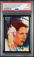 2022 Topps Chrome Star Wars Galaxy Princess Leia Organa #35 Superfractor 1/1 picture