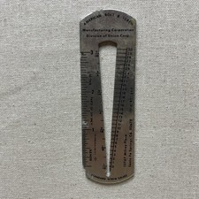 Vintage Standard Screw Gage Tool The Research Line NY American Bolt & Screw picture