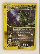 Tyranitar 40/147 Aquapolis Reverse Holo Rare Heavily Played (2) WOTC 2002 picture