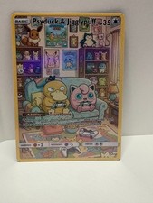 Custom inspired PSYDUCK & JIGGLYPUFF Holo Card Fan Made NON-TCG UNOFFICIAL picture