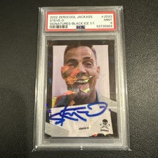 2022 Zerocool Jackass Steve-o Auto Black Ice 1/1 picture